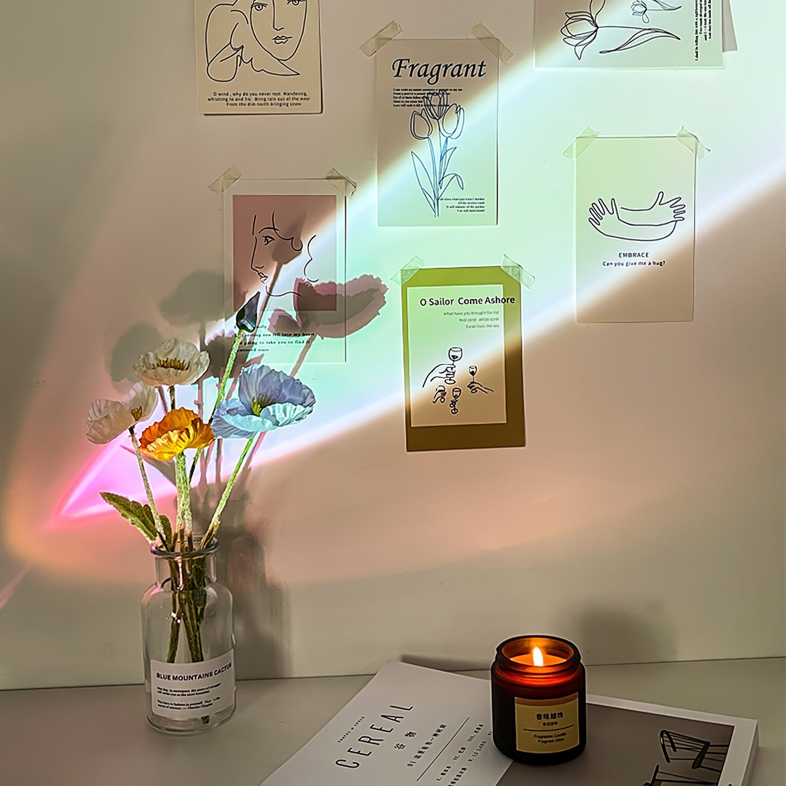 Ovale Kristall Tischleuchte | LED