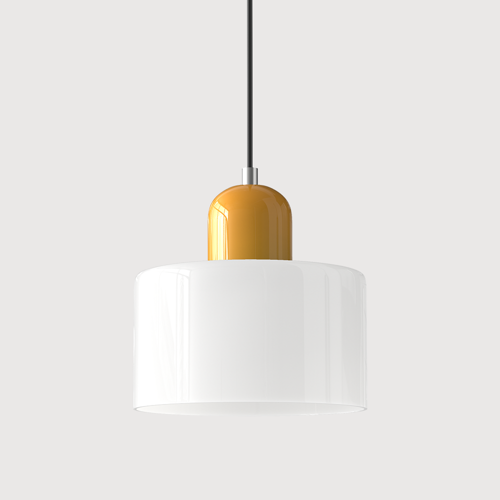 Pendelleuchte aus farbigem Glas | LED