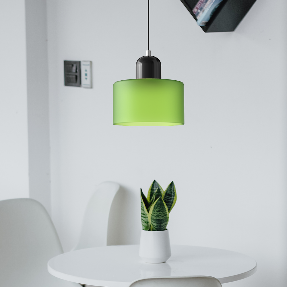 Pendelleuchte aus farbigem Glas | LED