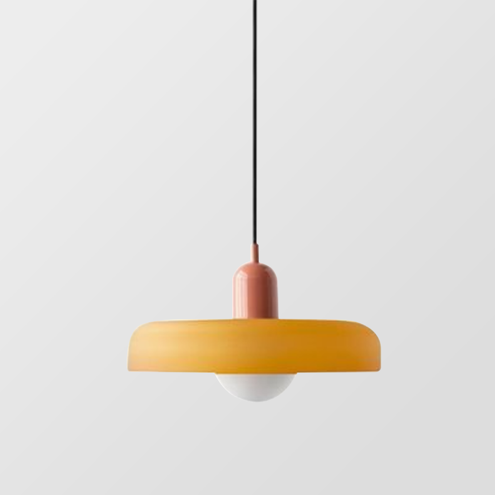 Pendelleuchte mit Glasschirm