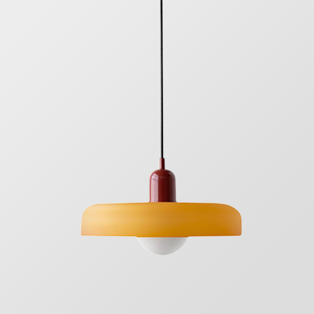 Pendelleuchte mit Glasschirm
