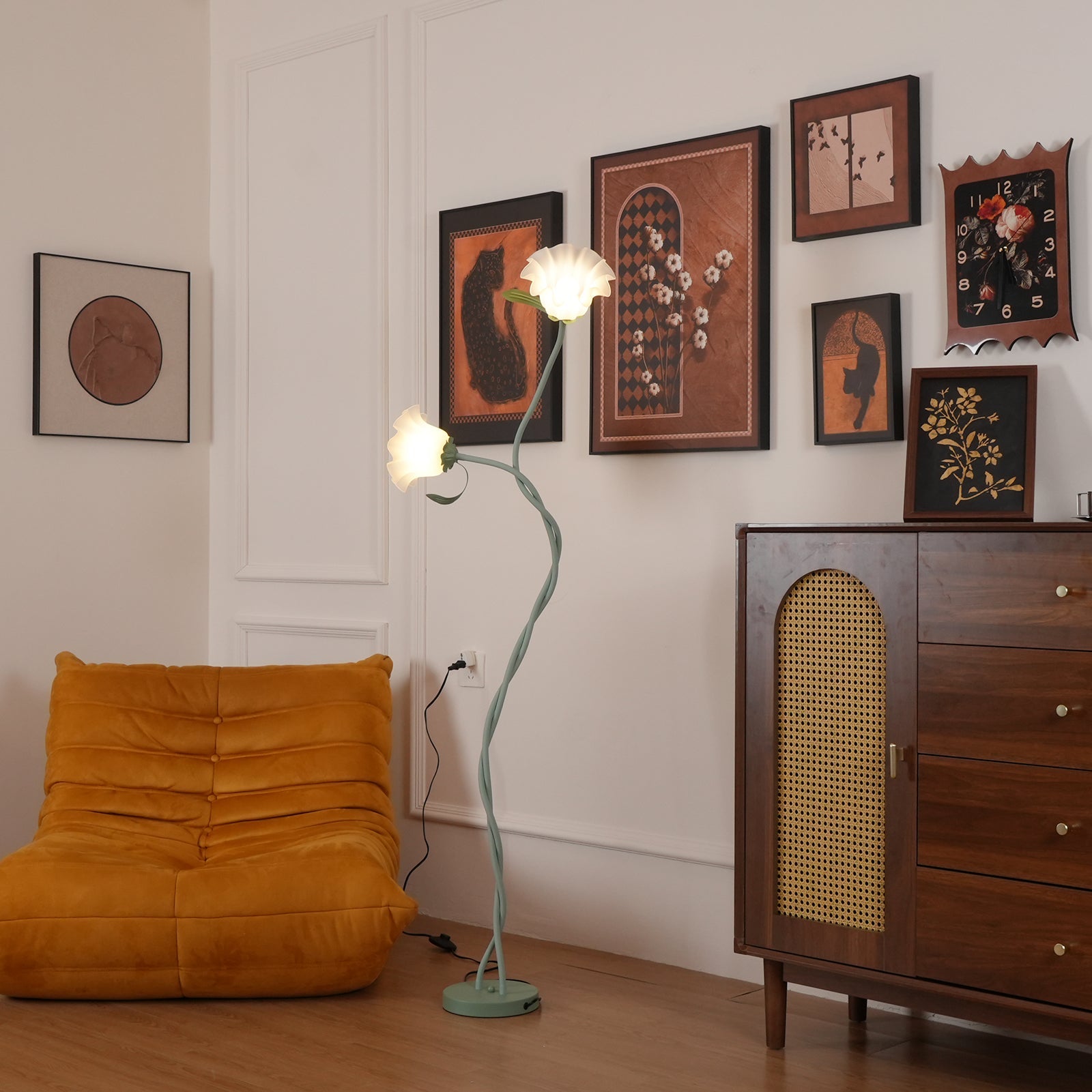 Blumen-Stehlampe Für Zuhause | LED