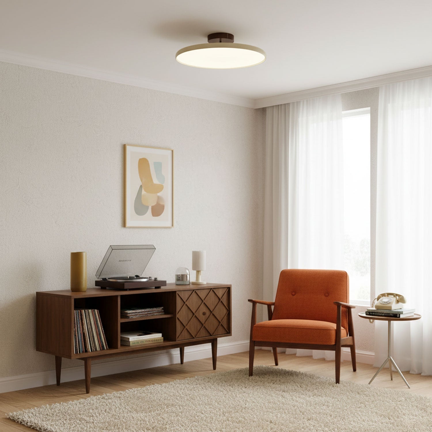Deckenlampe mit verstellbarem Kopf