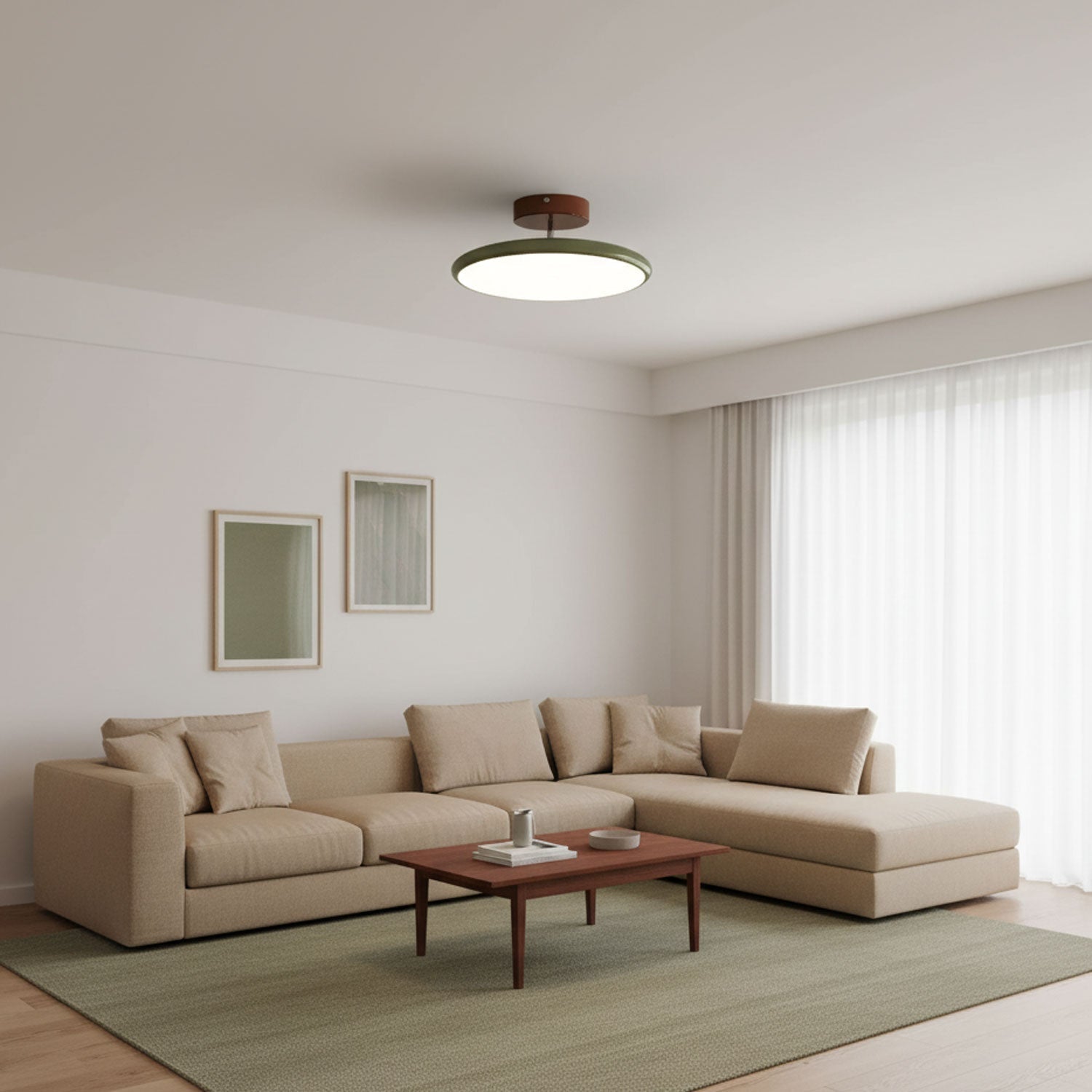 Deckenlampe mit verstellbarem Kopf