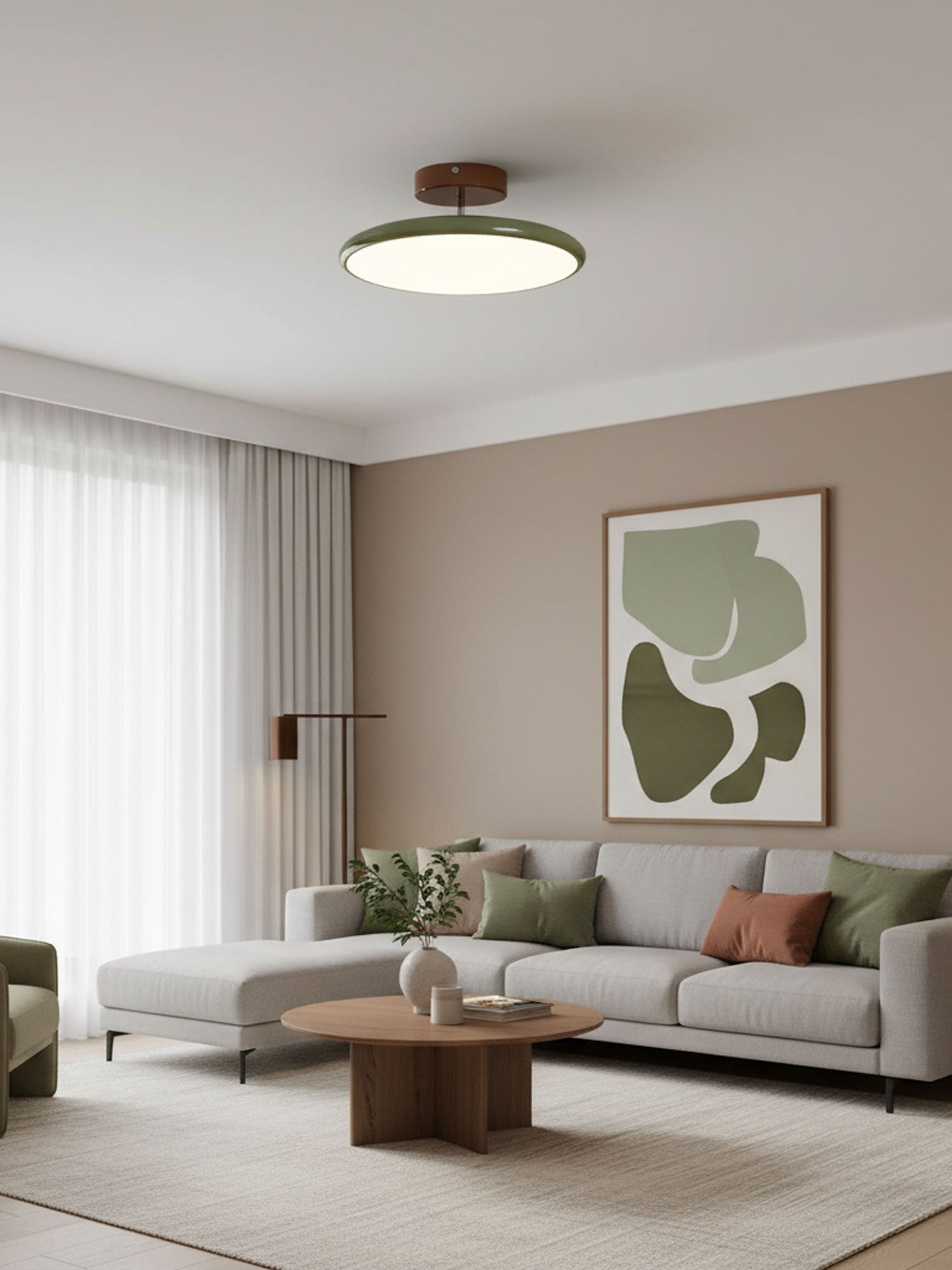 Deckenlampe mit verstellbarem Kopf