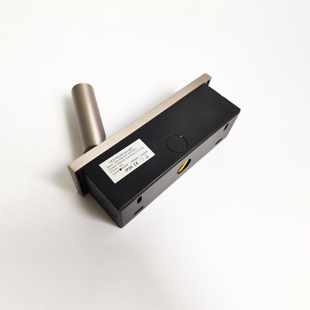 Wandmontierte Nachttischleuchte mit integrierter LED