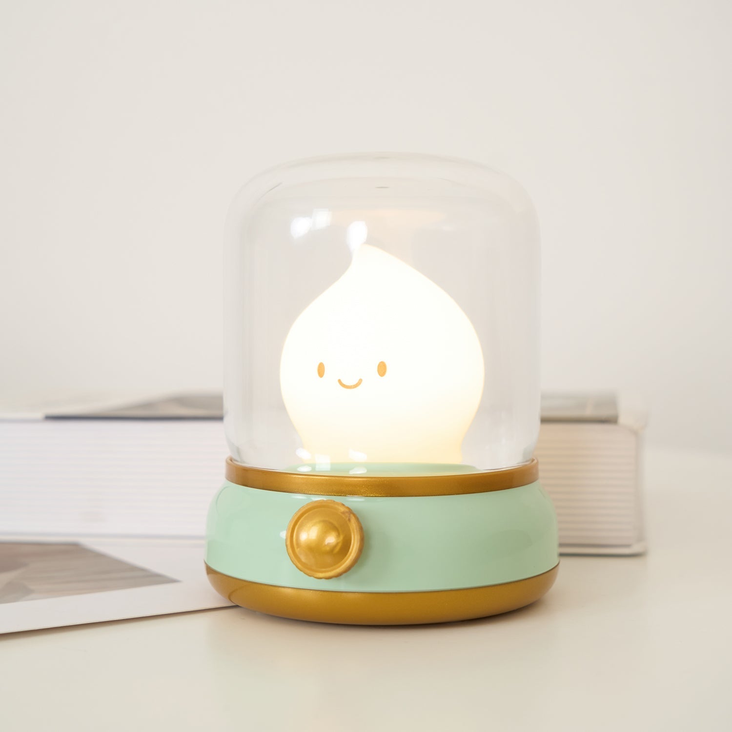 LED-Flammenfigur Tischlampe