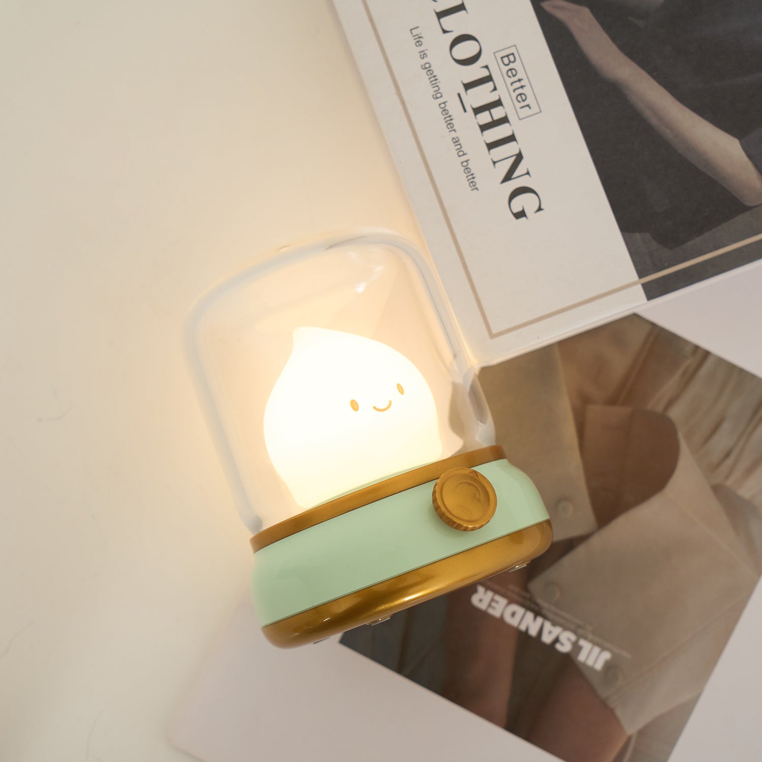LED-Flammenfigur Tischlampe