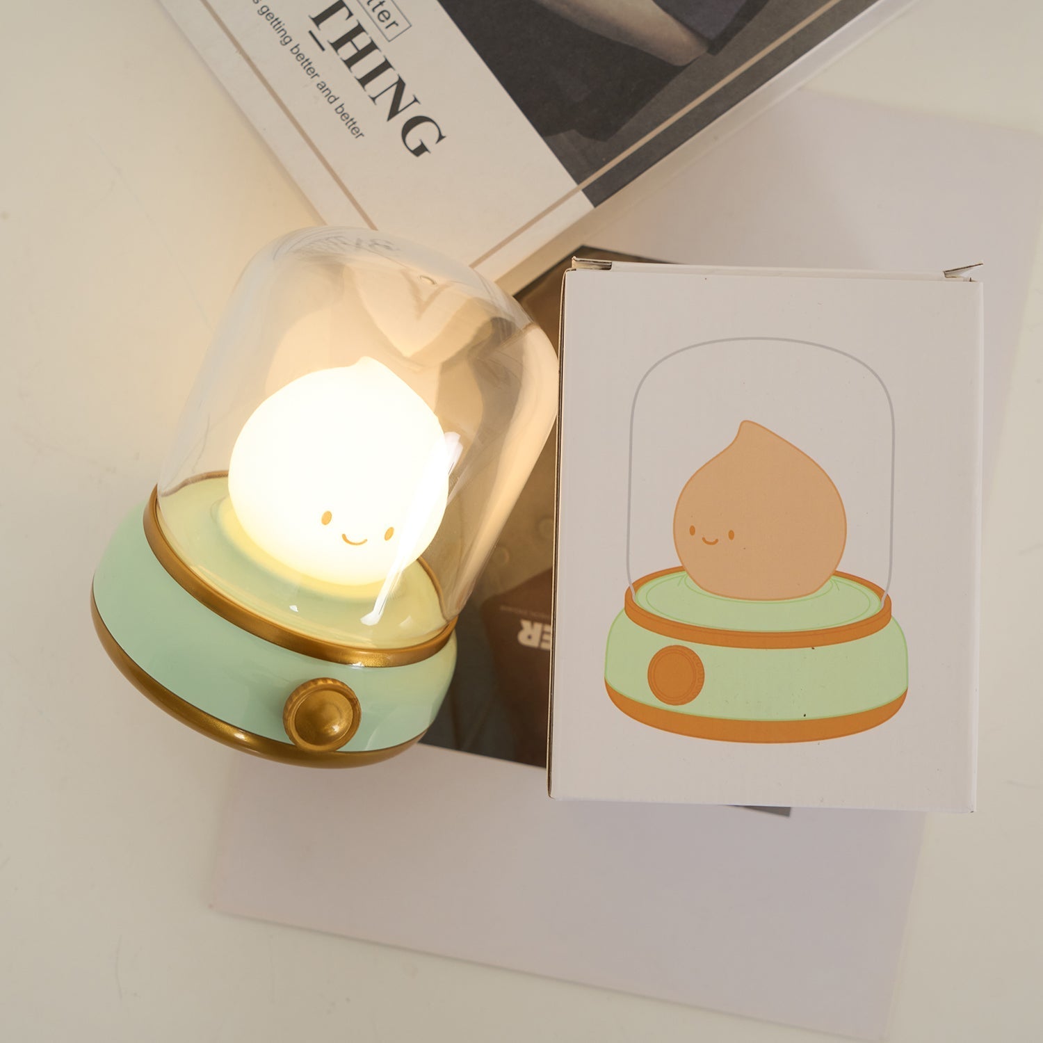 LED-Flammenfigur Tischlampe