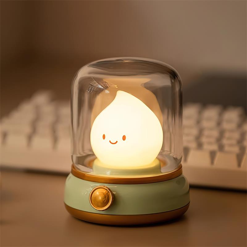 LED-Flammenfigur Tischlampe