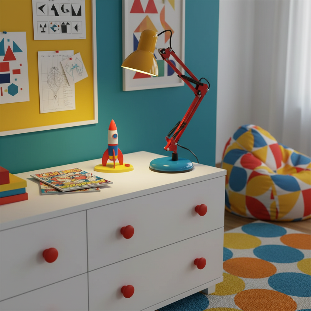 Flexible Tischlampe