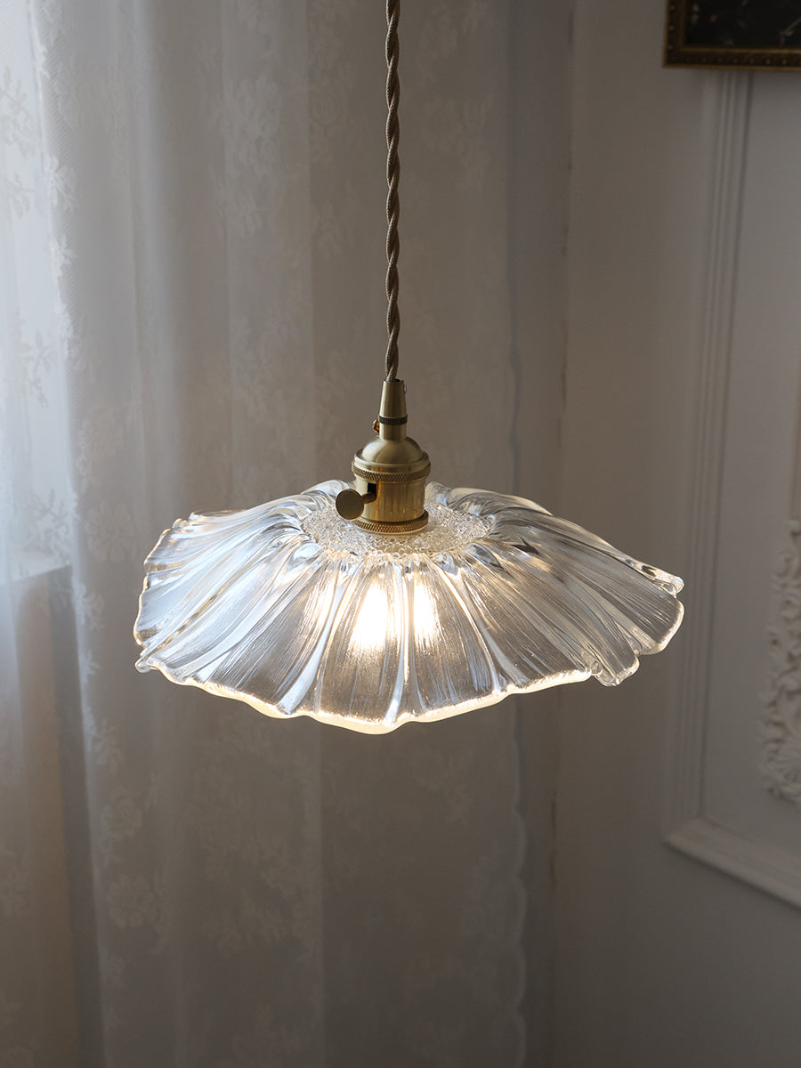 Glasblumen Pendelleuchte