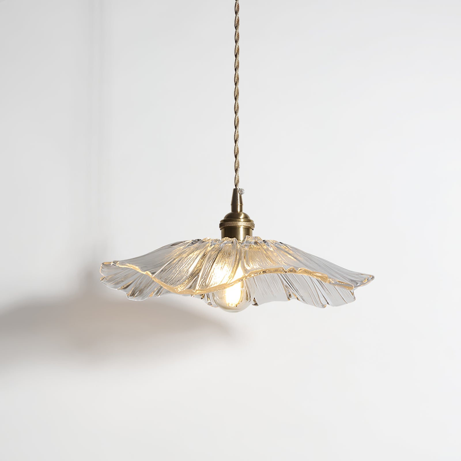 Glasblumen Pendelleuchte