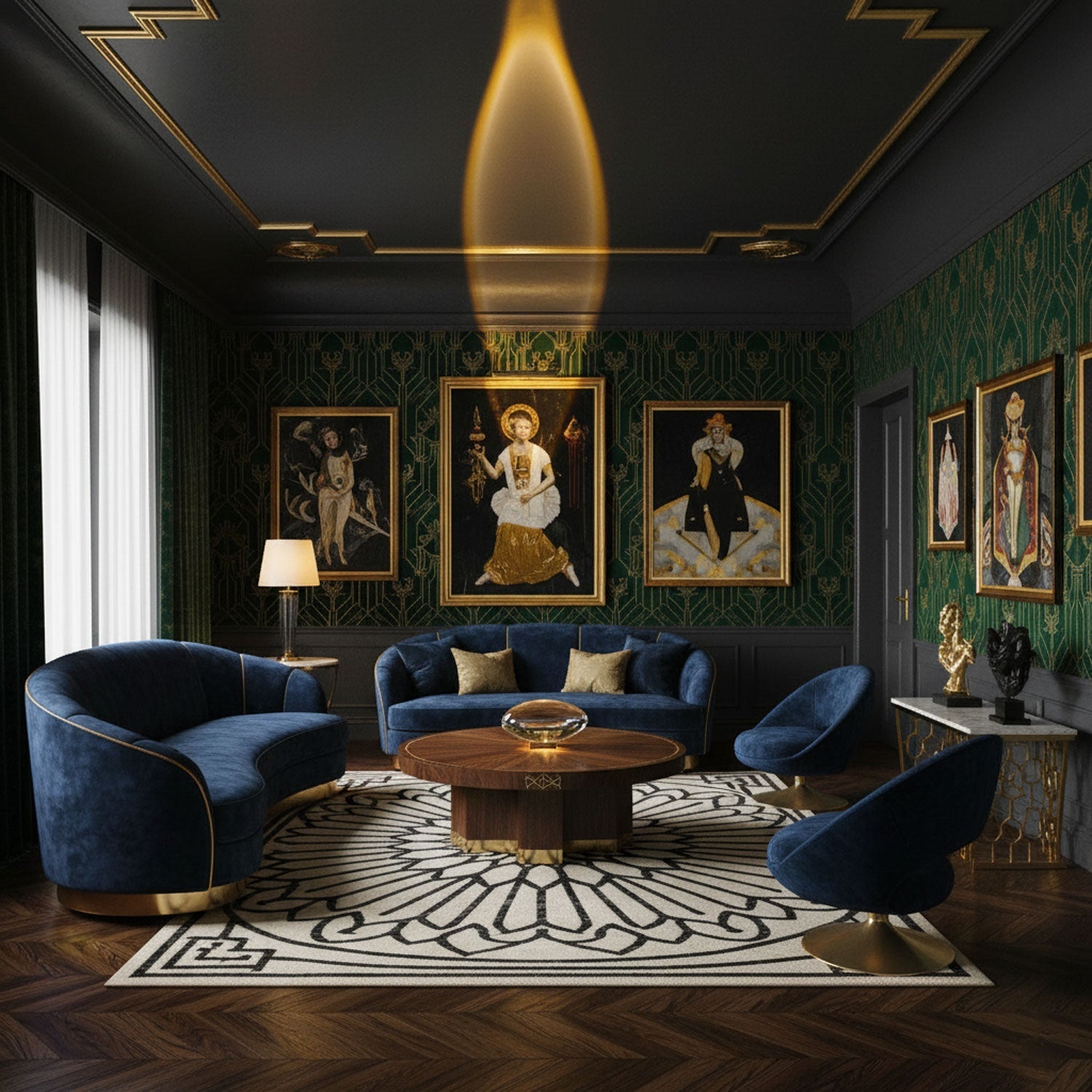 Ovale Kristall Tischleuchte | LED