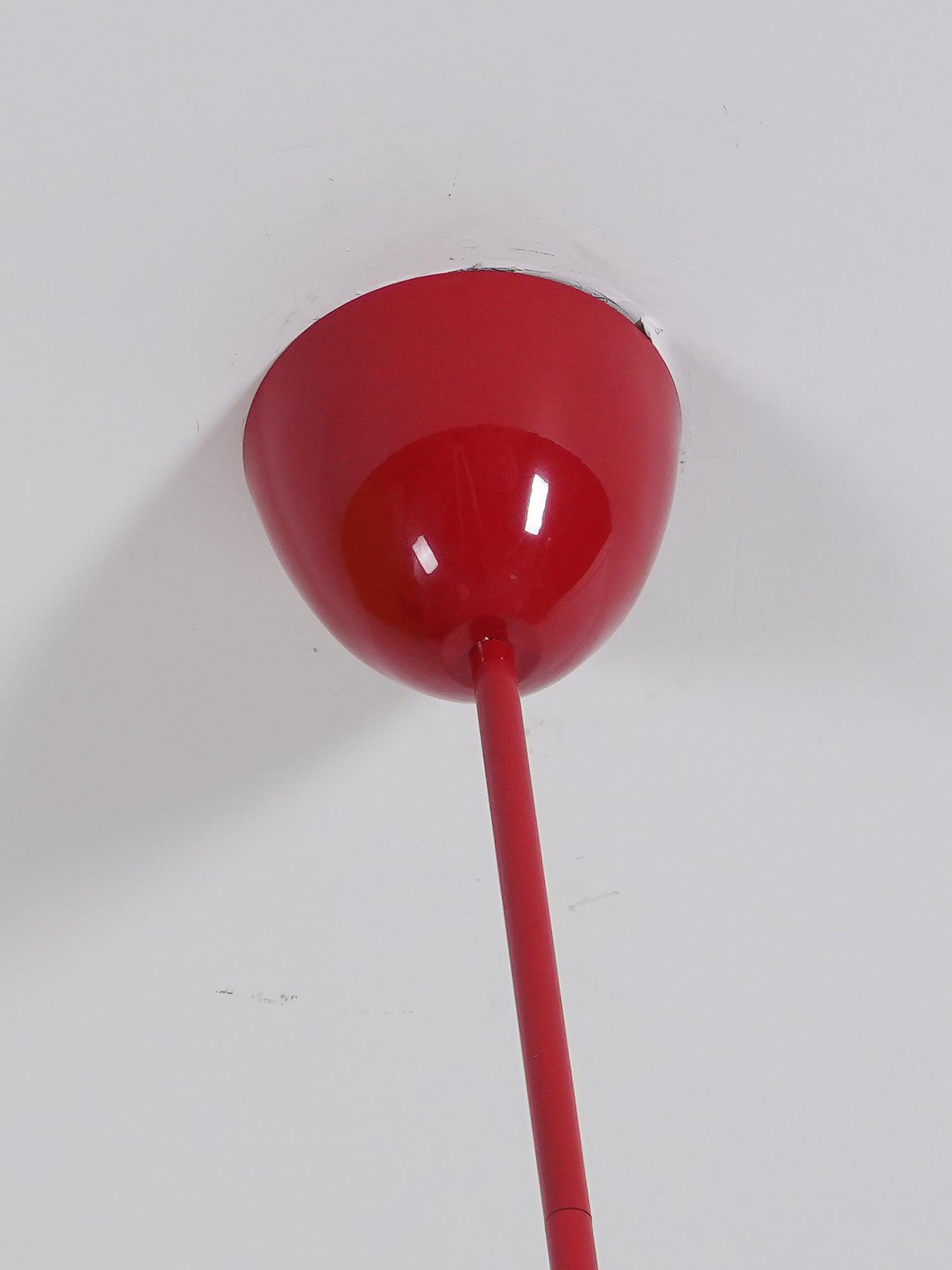 Pendelleuchte mit kugelförmigen Glasschirmen