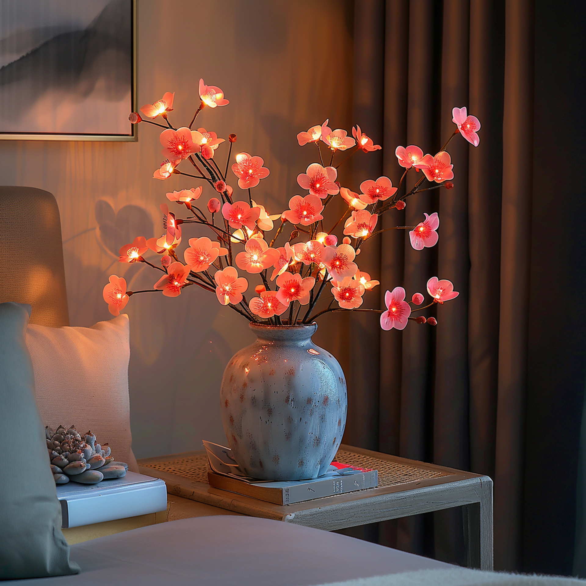Lichterkette Olivenzweig LED