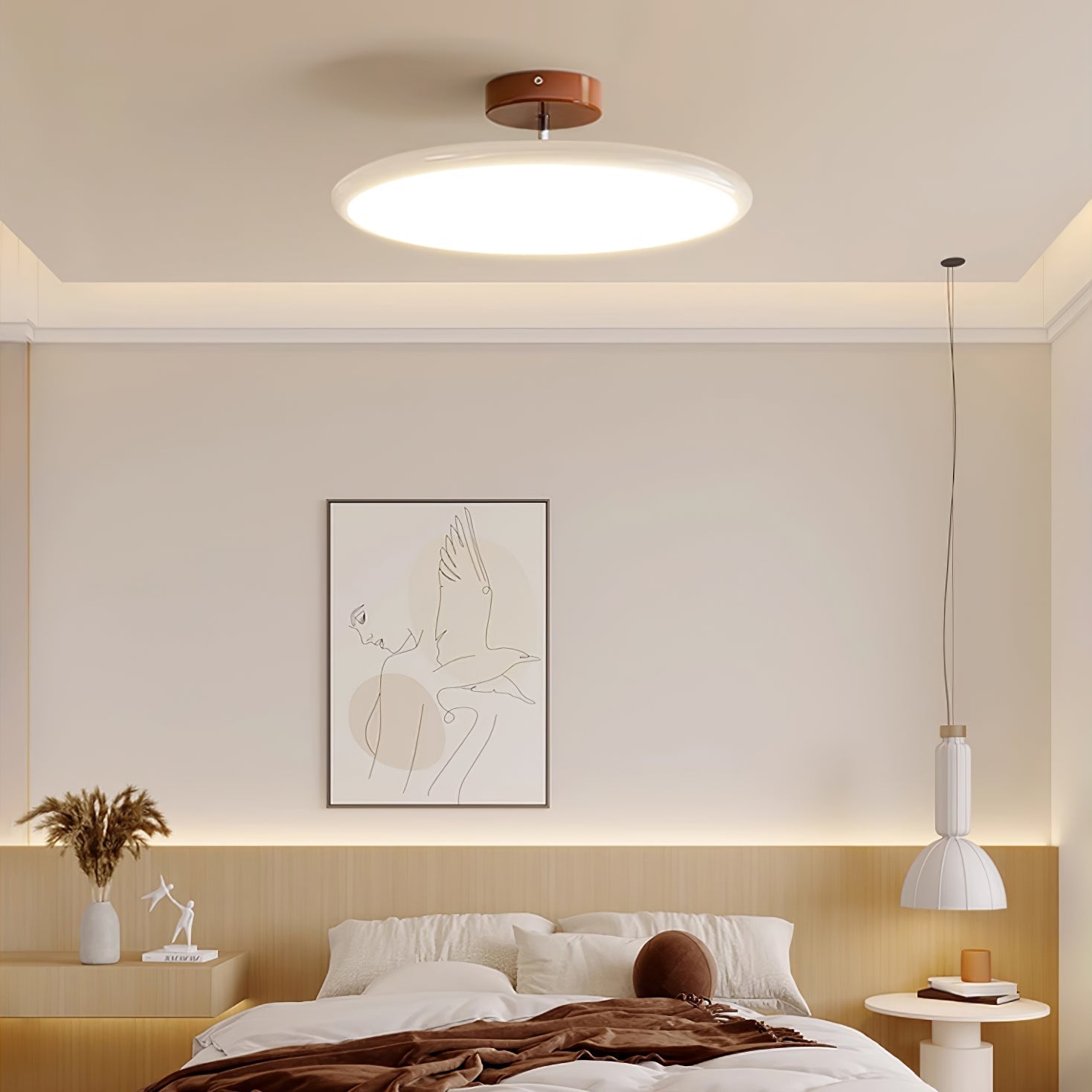 Deckenlampe mit verstellbarem Kopf