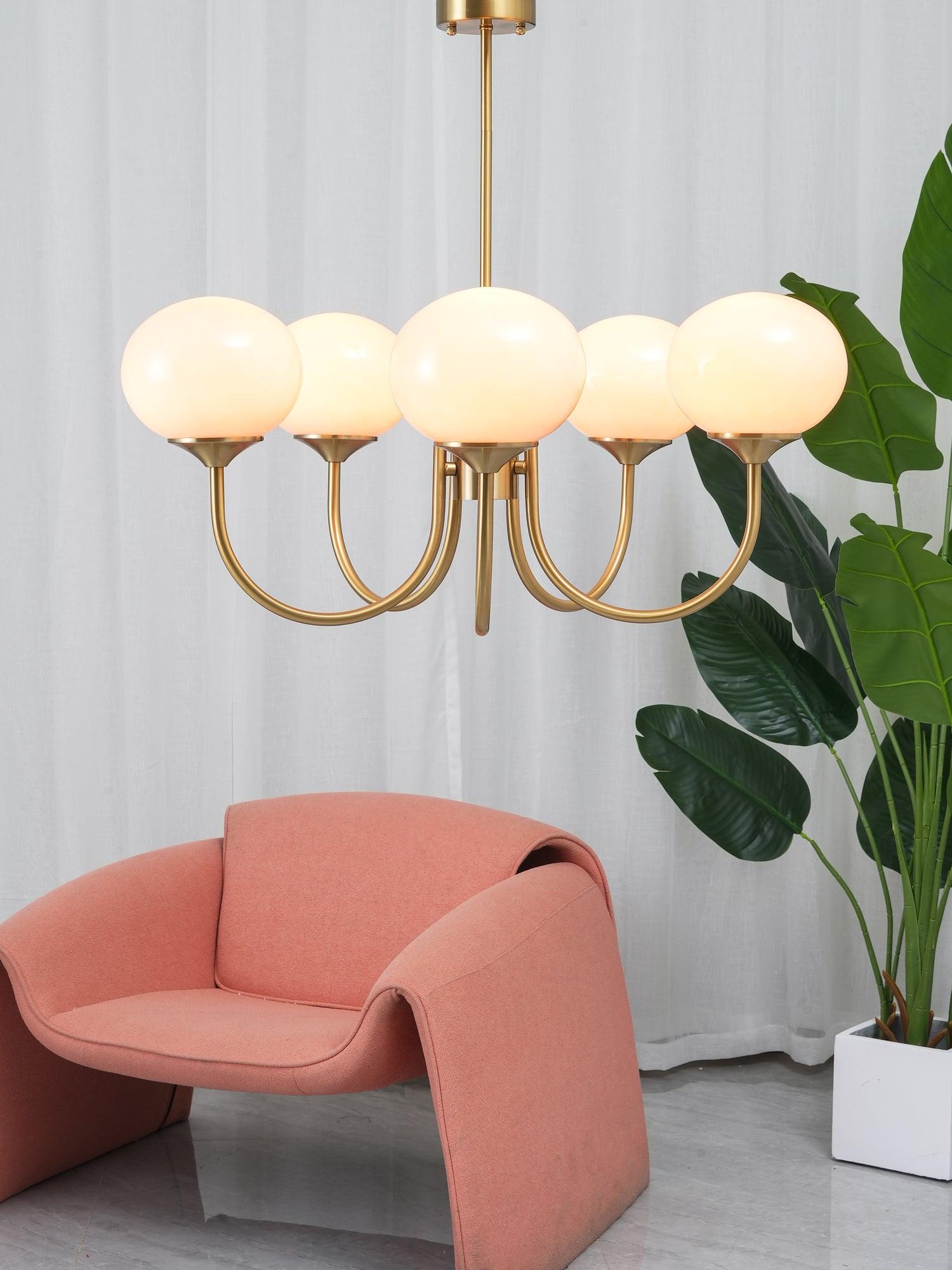 Kronleuchter mit Marshmallow-Form