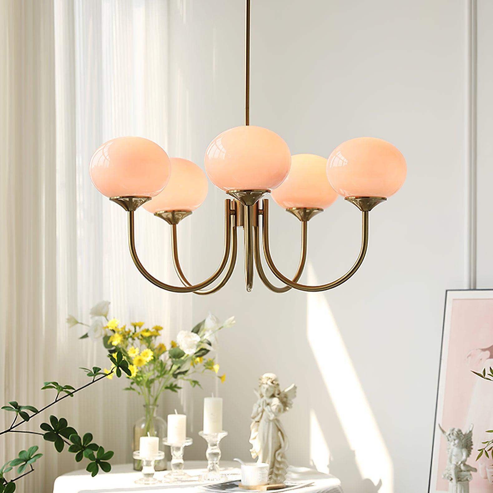 Kronleuchter mit Marshmallow-Form