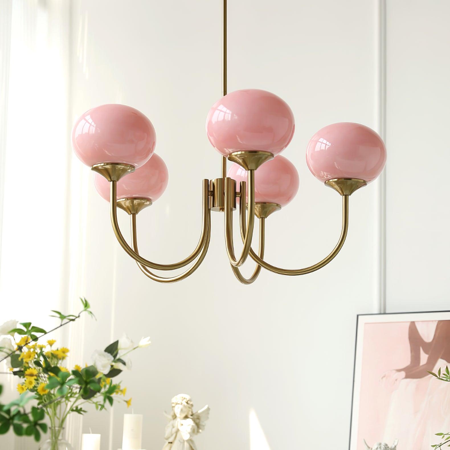 Kronleuchter mit Marshmallow-Form