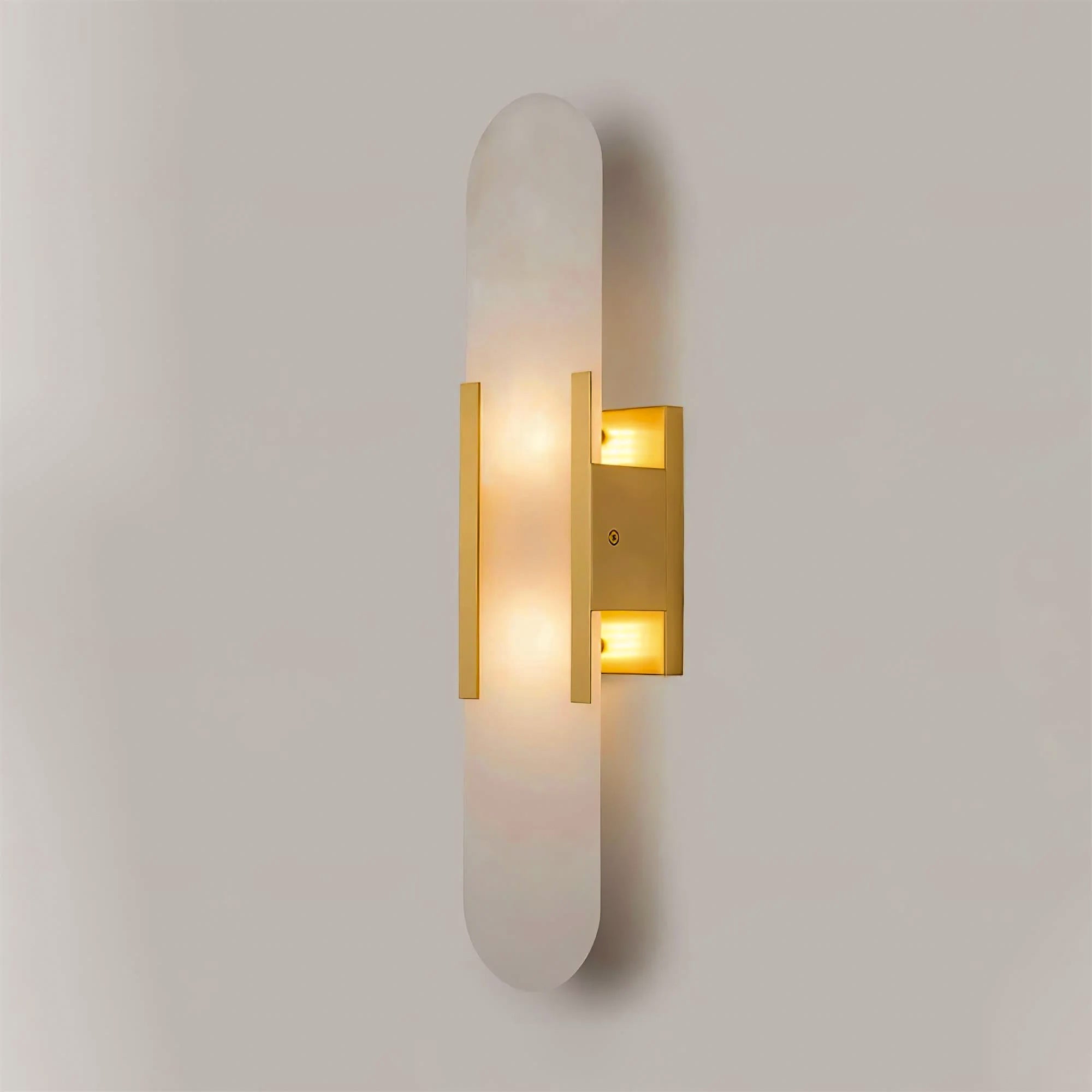 Wandleuchte mit Alabastermuster