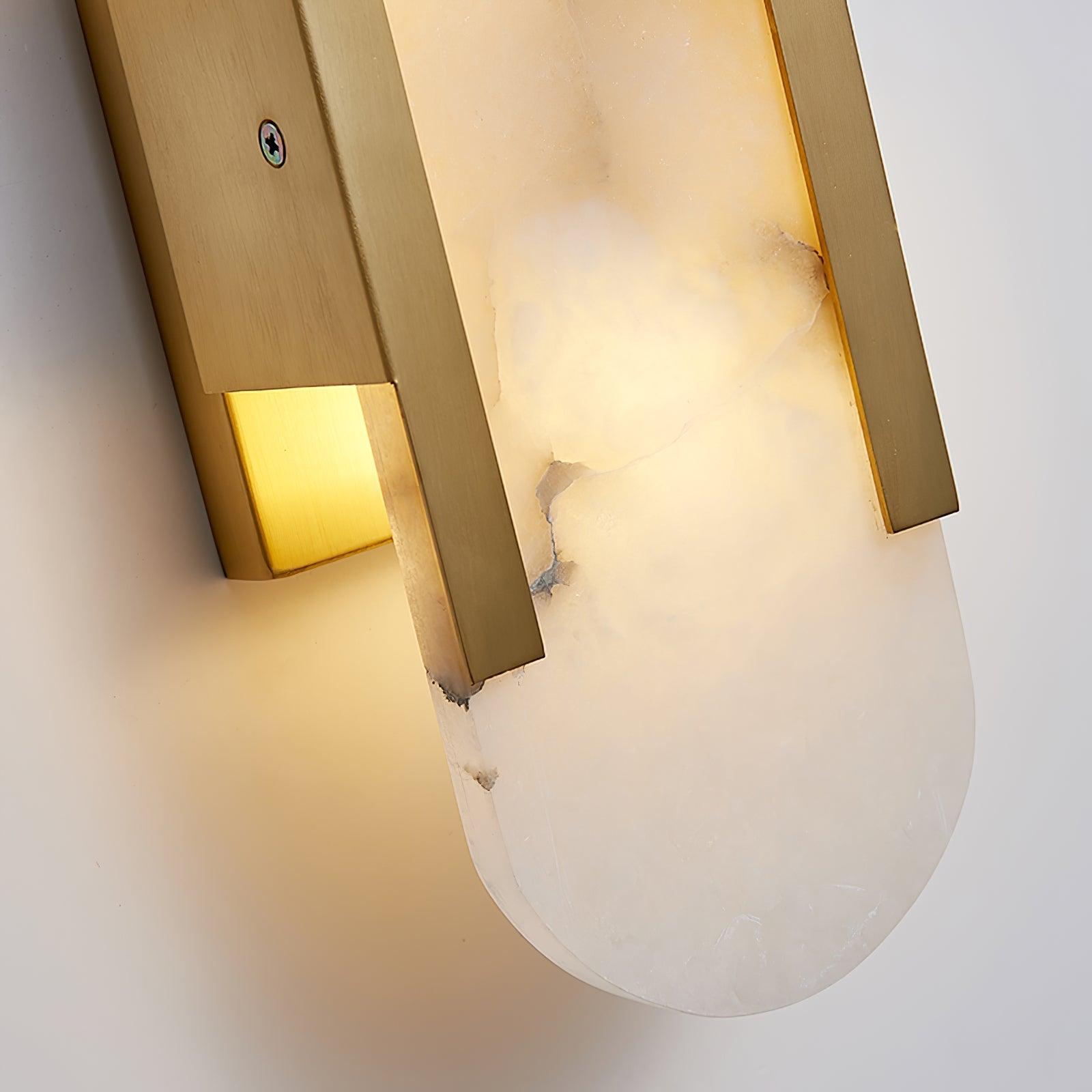Wandleuchte mit Alabastermuster