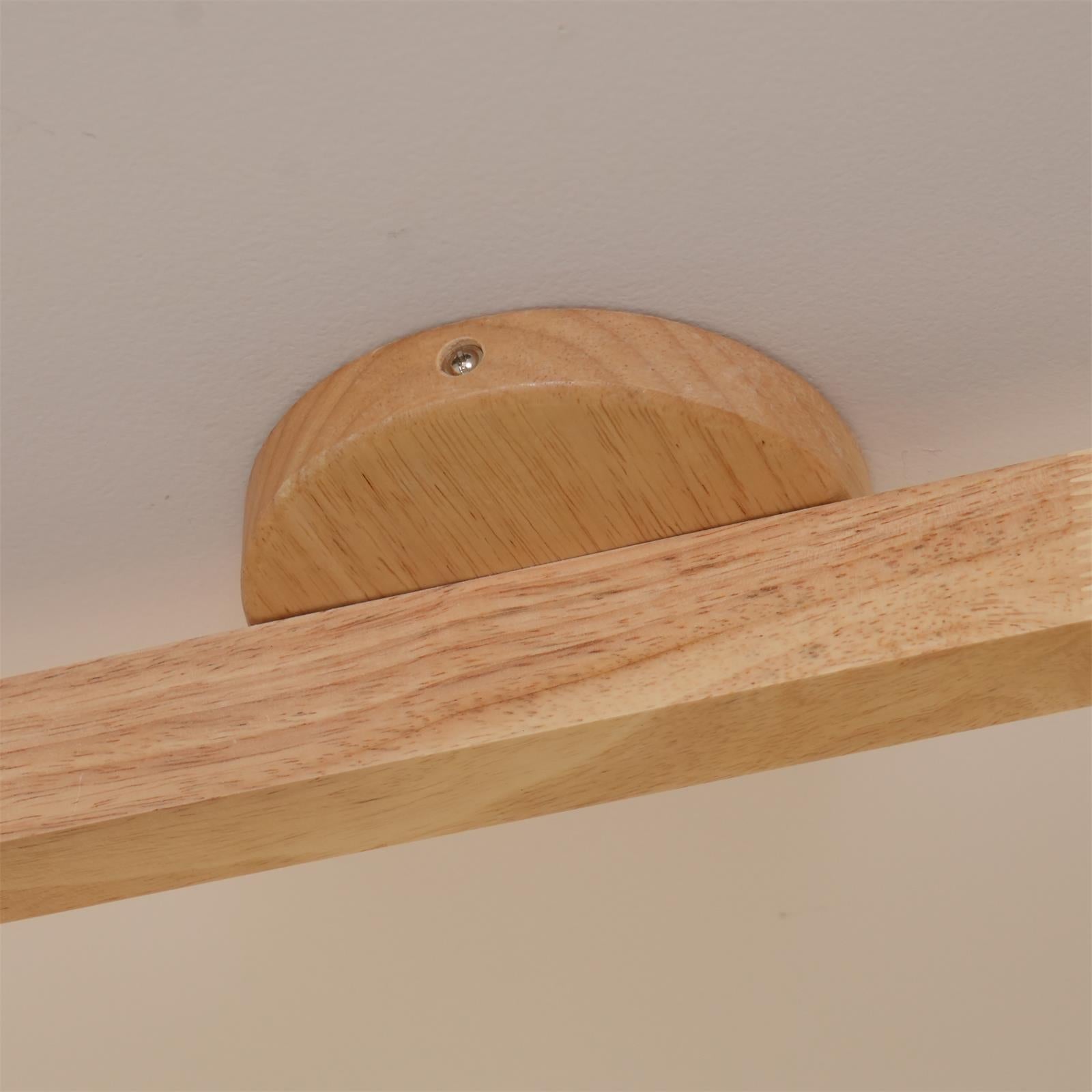 Innere Holzschienen-Deckenleuchten
