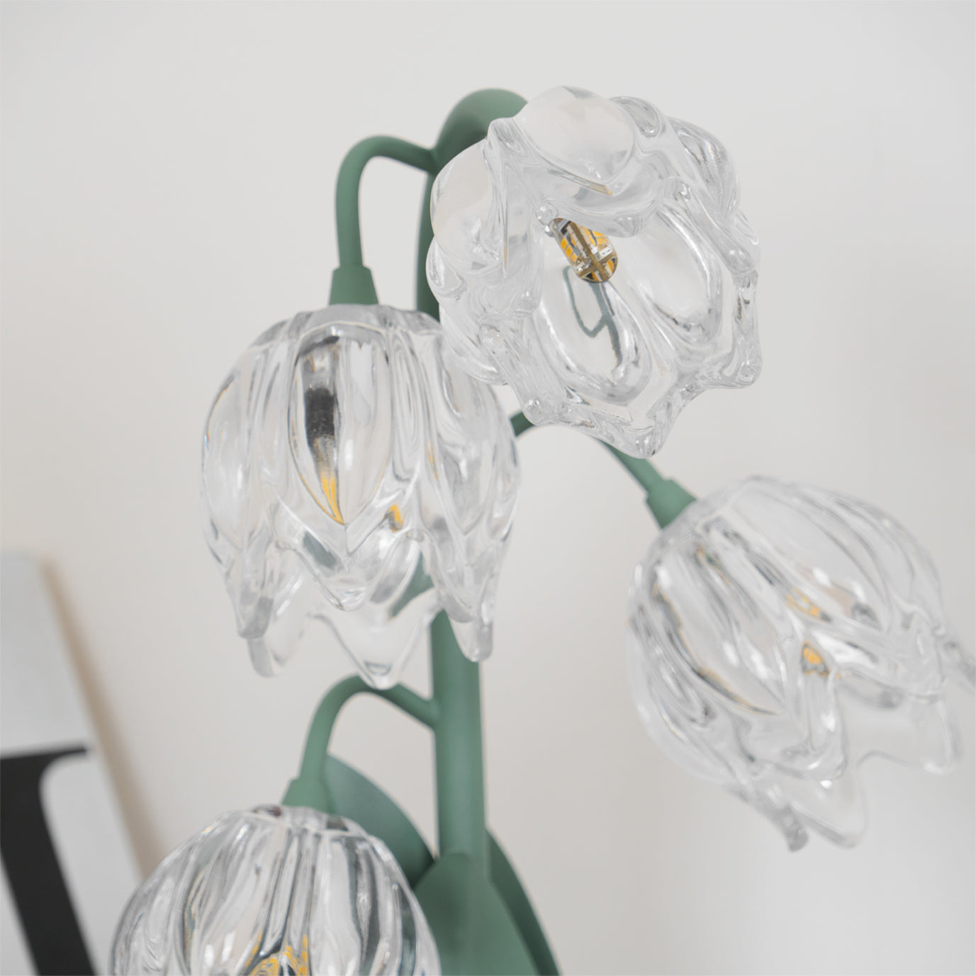 Blühende Blumen Tischlampe