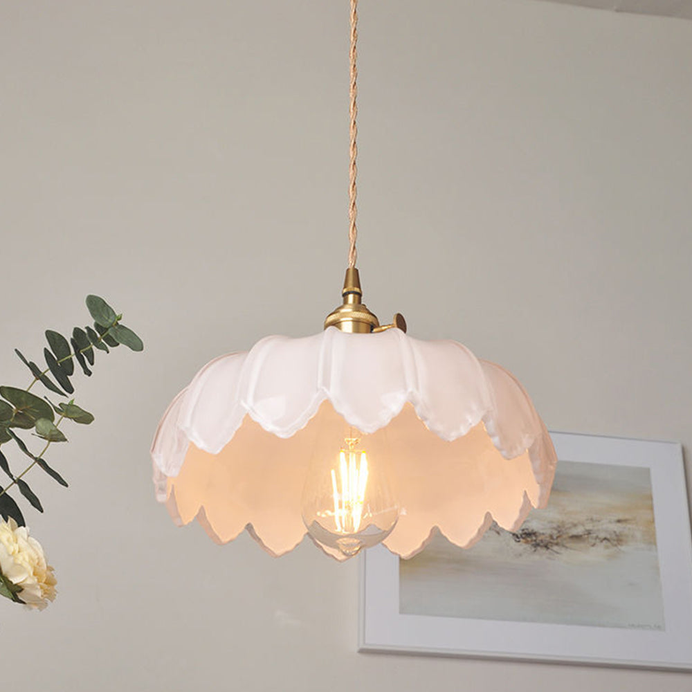 Blumenförmige Pendelleuchte