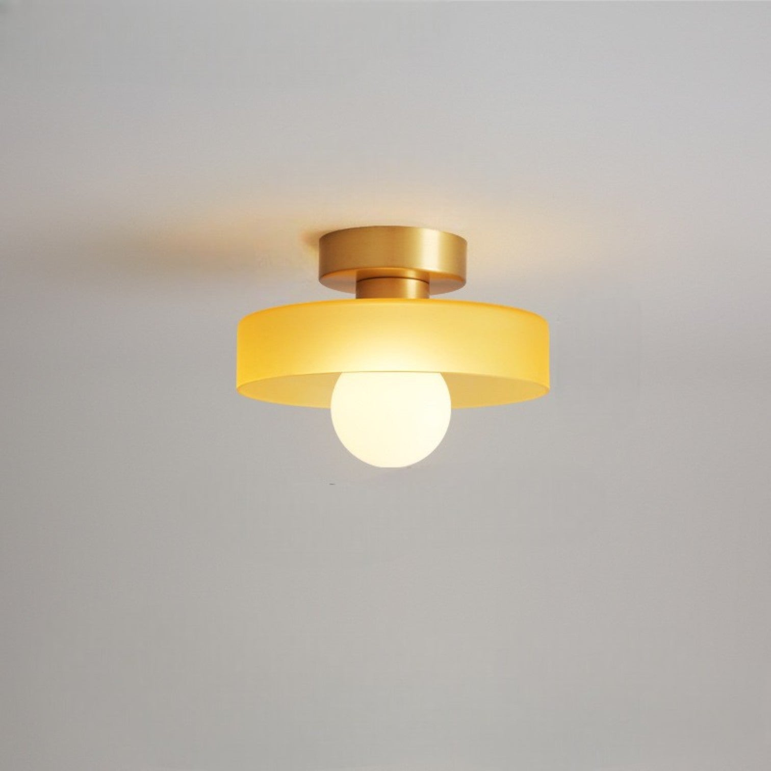 Deckenlampen mit Glasschirmen