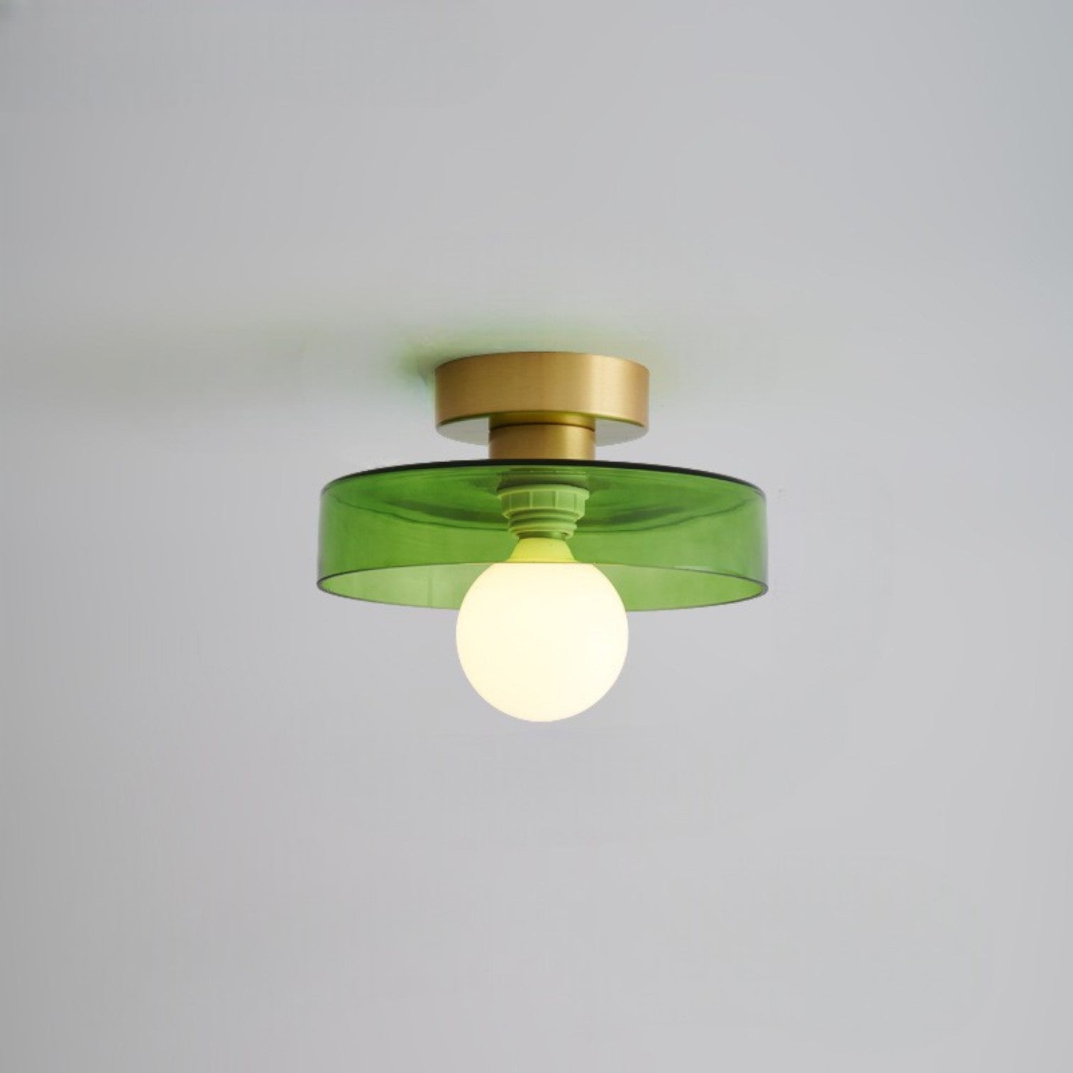 Deckenlampen mit Glasschirmen