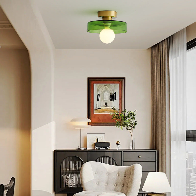 Deckenlampen mit Glasschirmen