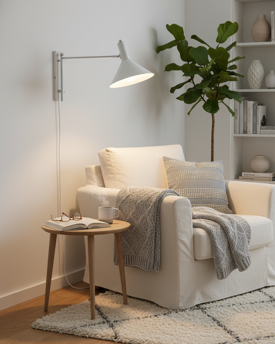 Verstellbare Schwenk-Wandlampe