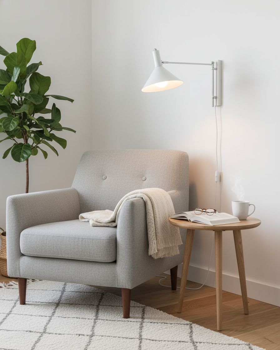 Verstellbare Schwenk-Wandlampe
