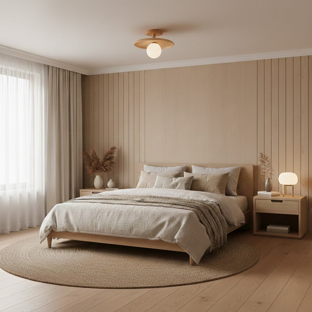 Runde Scheiben-Deckenleuchte