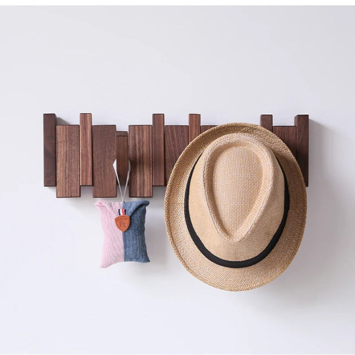 Wandhaken aus Holz für Mäntel und Jacken