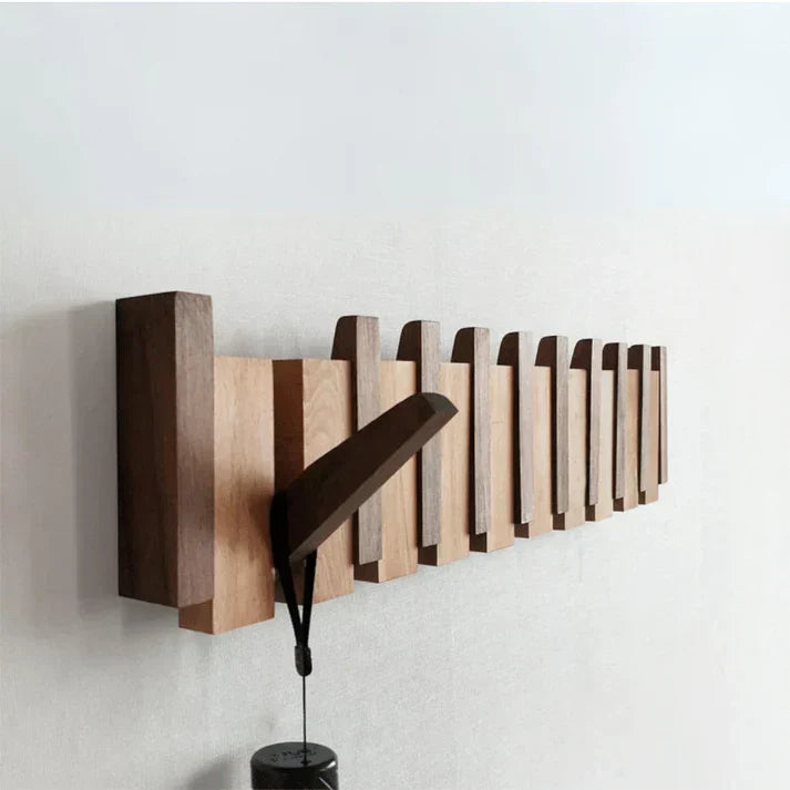 Wandhaken aus Holz für Mäntel und Jacken