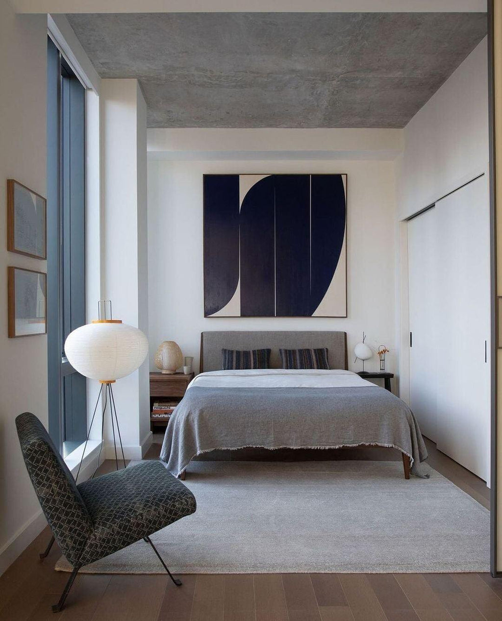 Reispapier Stehlampe | Wohnzimmer