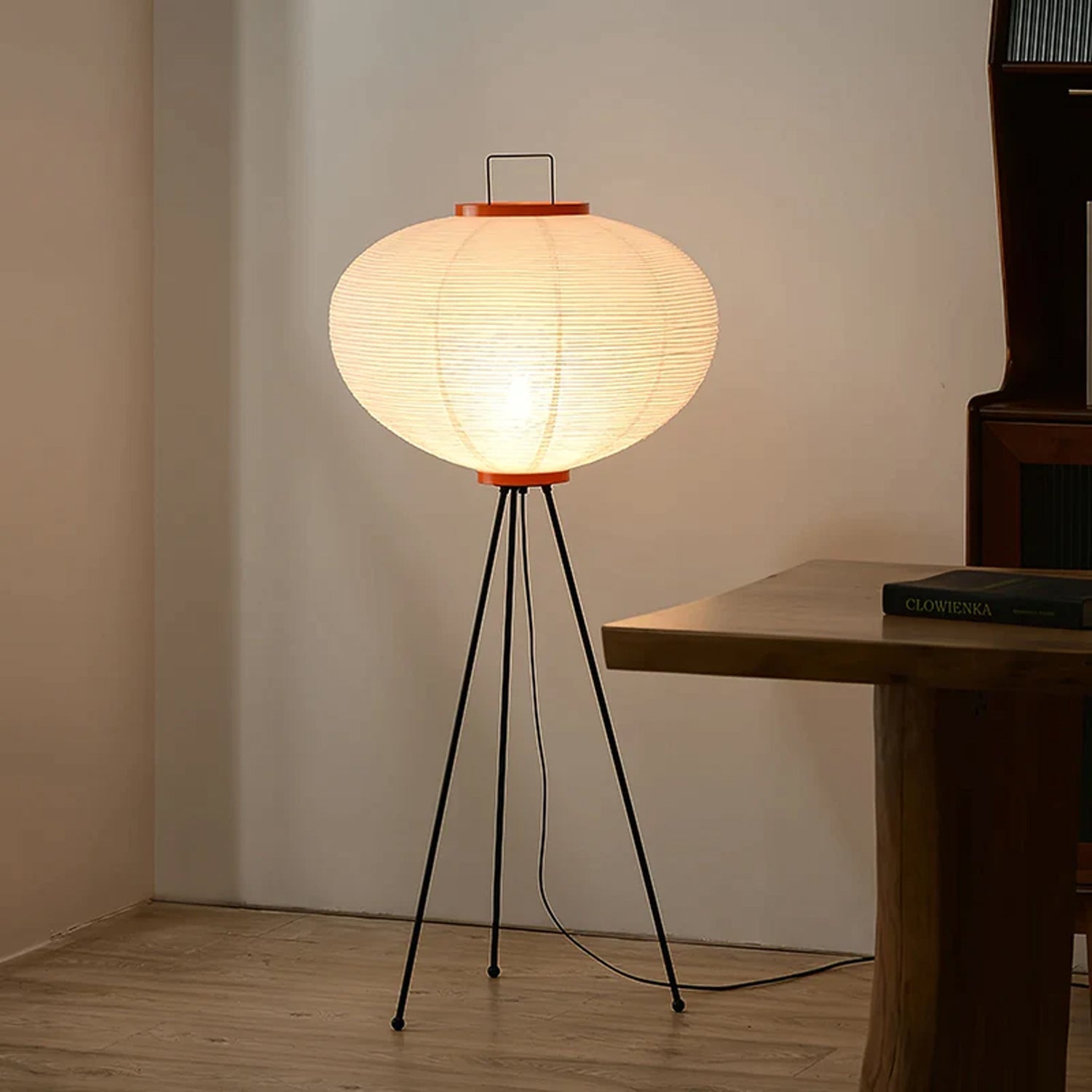 Reispapier Stehlampe | Wohnzimmer