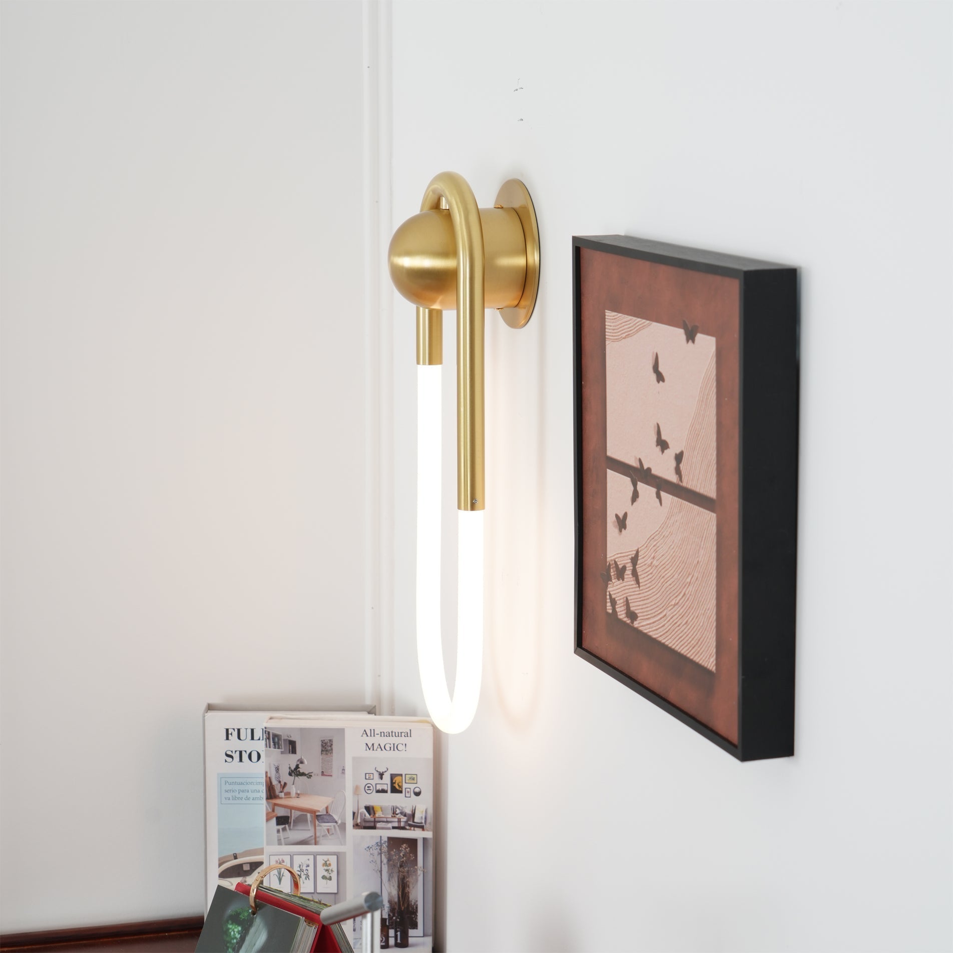 Vertikale LED-Wandleuchte