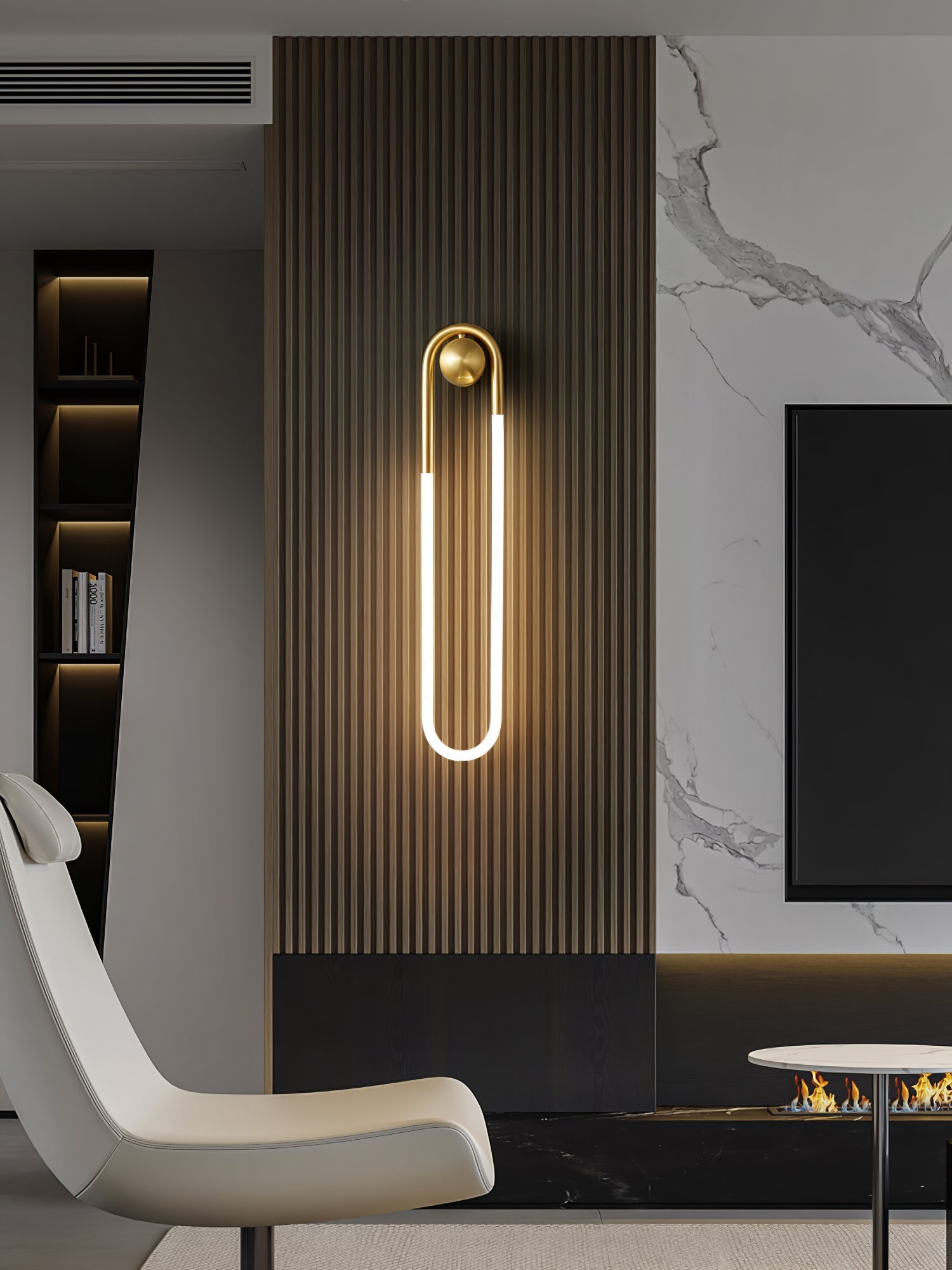 Vertikale LED-Wandleuchte