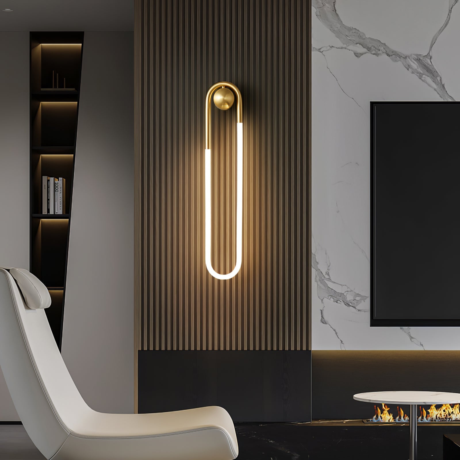 Vertikale LED-Wandleuchte