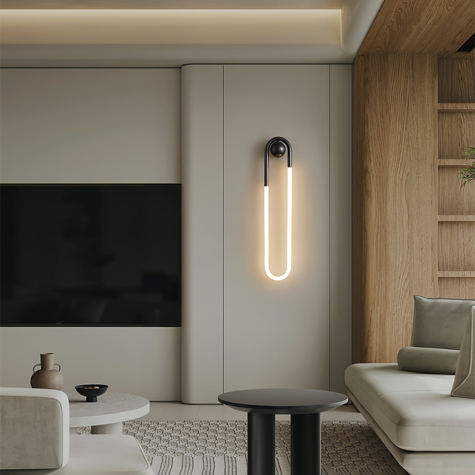 Vertikale LED-Wandleuchte
