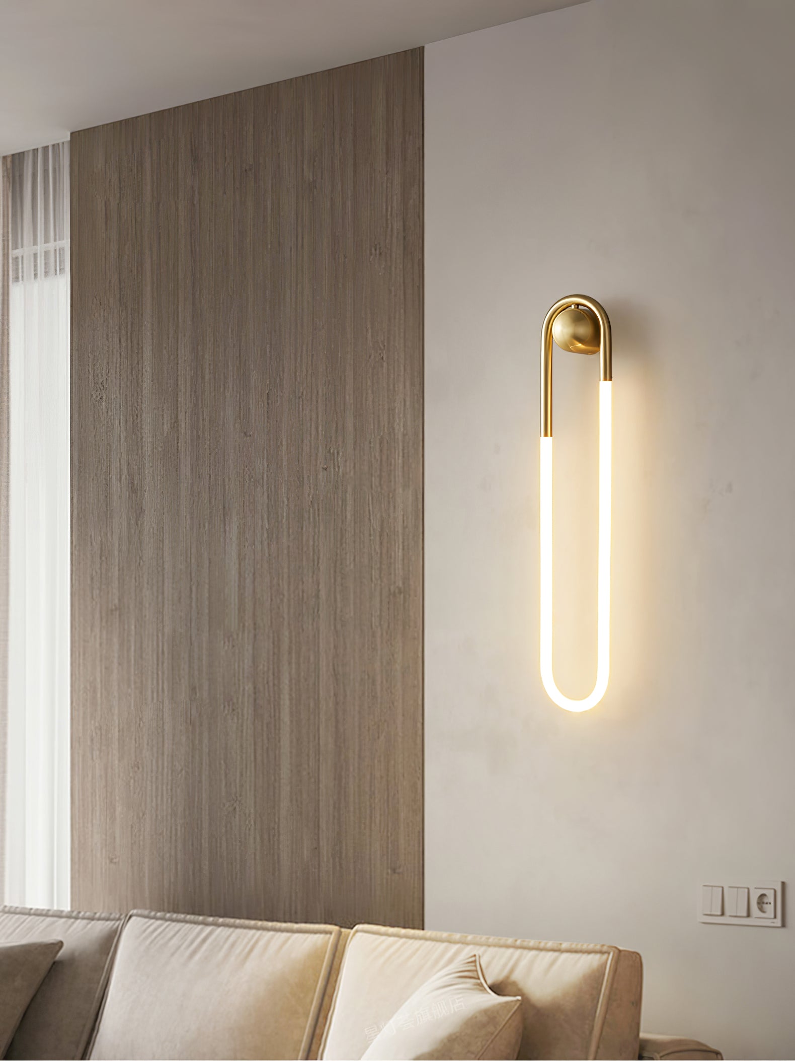 Vertikale LED-Wandleuchte