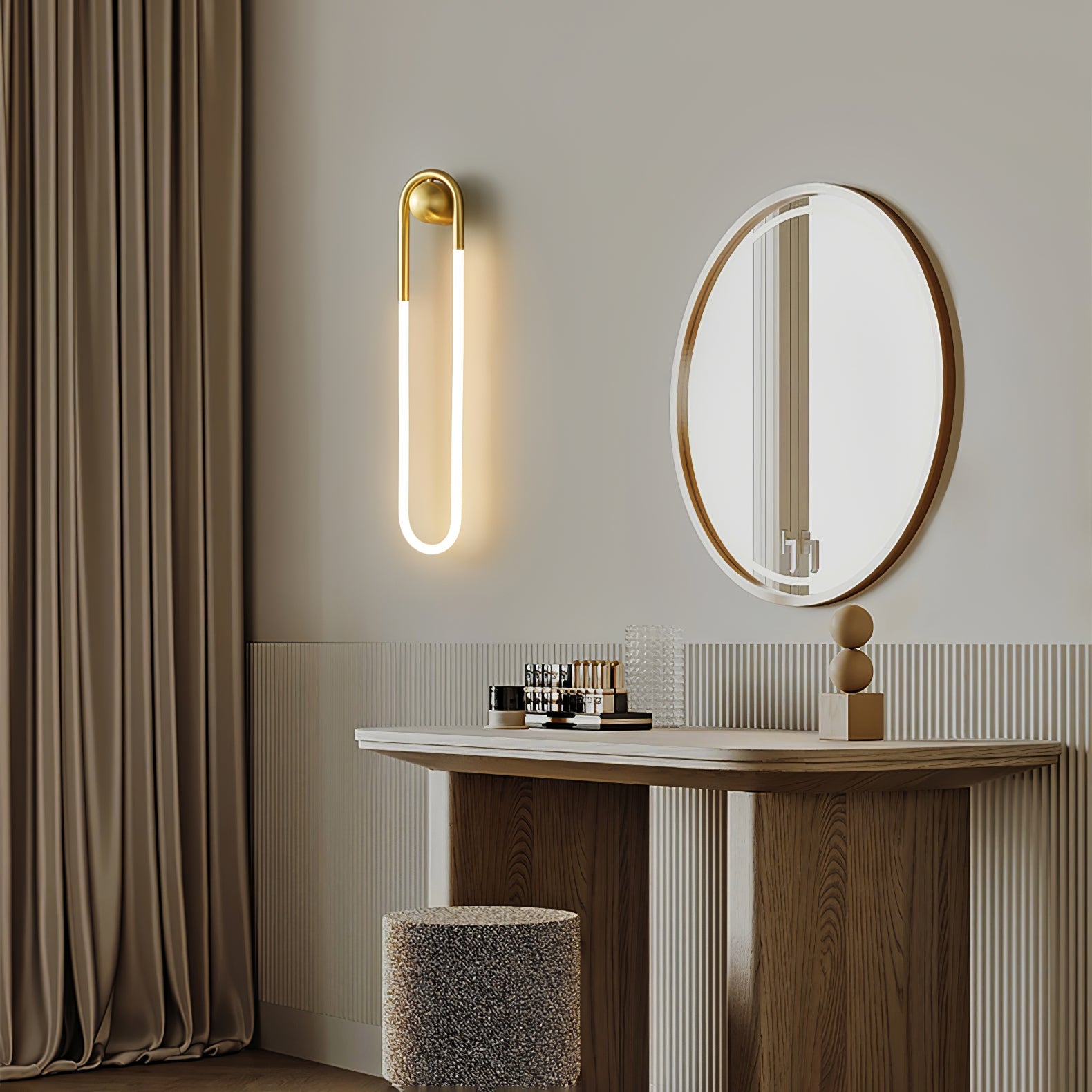 Vertikale LED-Wandleuchte