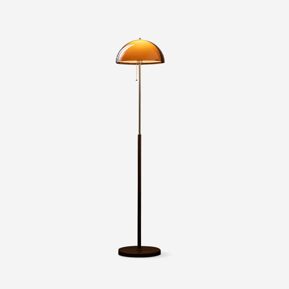 Glas-Schirm-Dom-Stehlampe