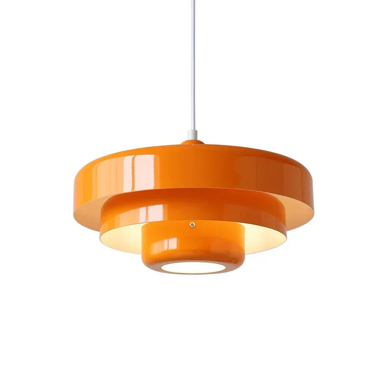 Geometrische Deckenpendelleuchte mit LED