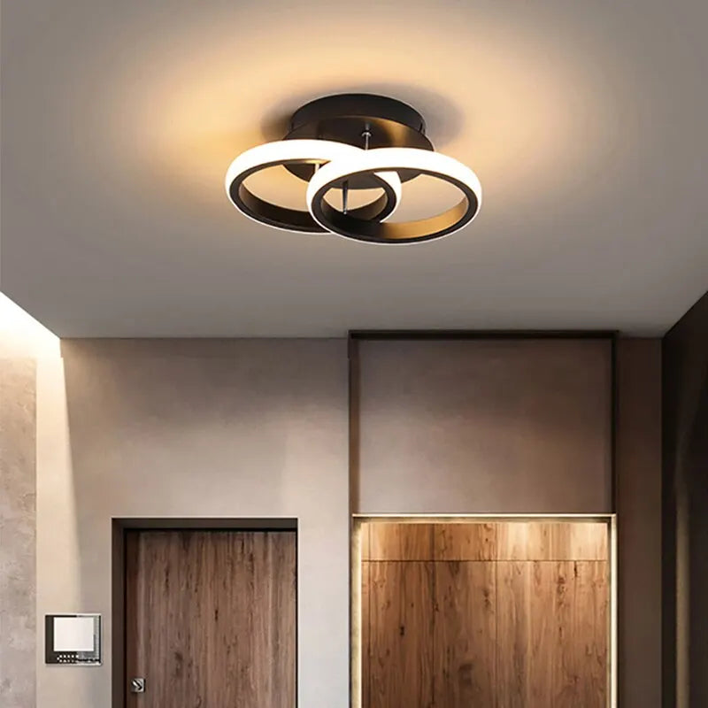 Deckenleuchte mit geometrischem Design