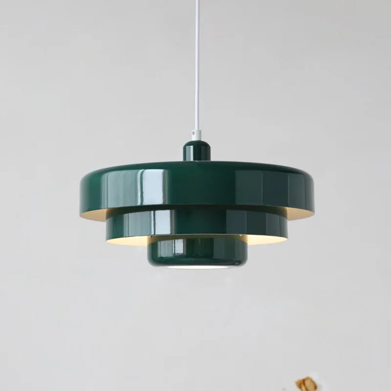 Geometrische Deckenpendelleuchte mit LED