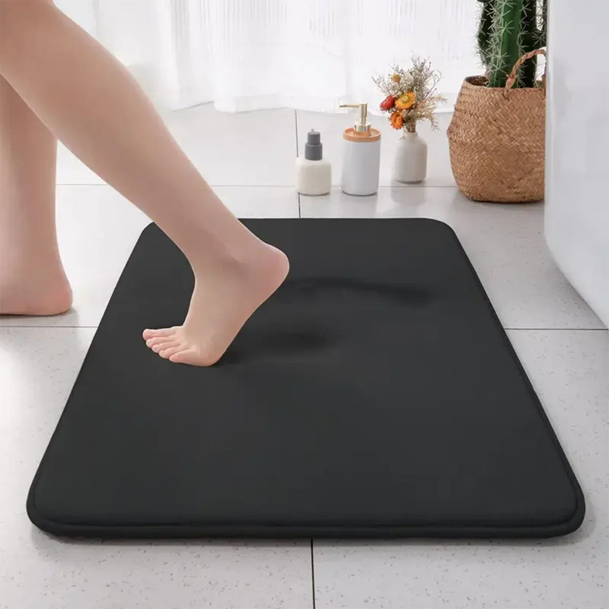 Absorbierende Rutschfeste Badematte